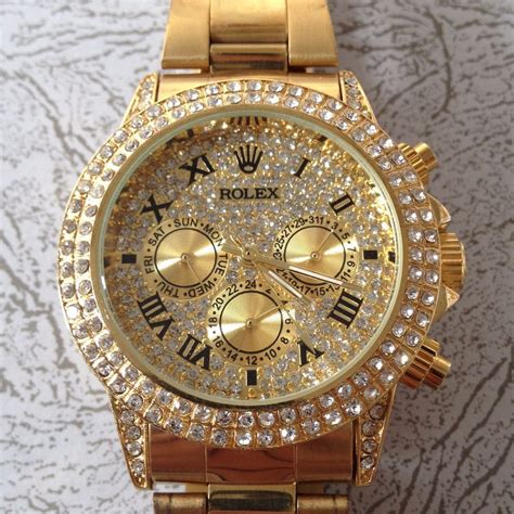 24 carat diamond rolex|rolex gold diamond watch.